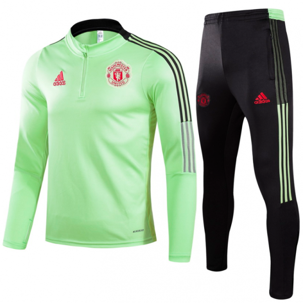 21/22 Manchester United Training Suit Green