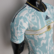 2022 Argentina  Home Player Version Jersey (Customizable)