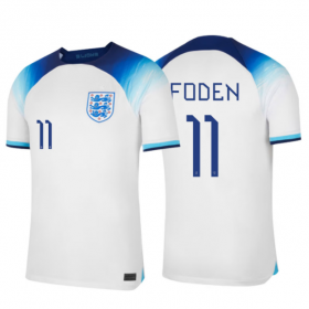 2022 World Cup England Home Jersey Foden #11